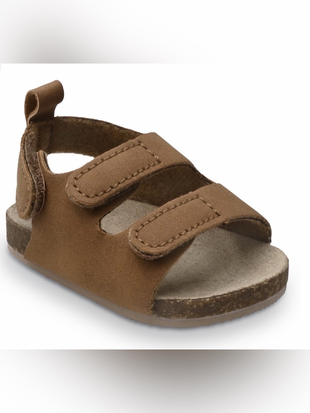 Carter's Child of Mine Infant Unisex Cork Sandals. Size 0-3 Months